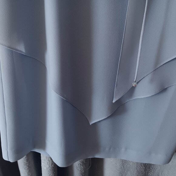 Angel In A Blue Dress! Light Powder Blue Elegant 2 pc - Picture 2 of 6